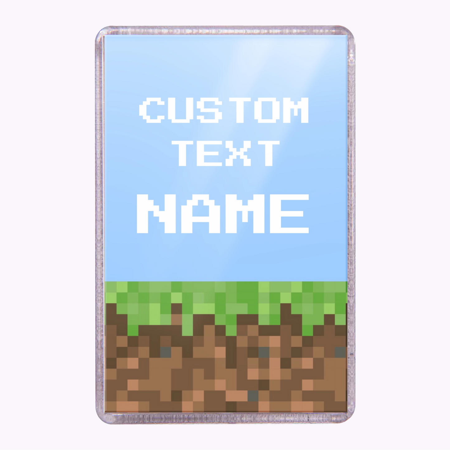 Pixel Block | Personalised Photo Acrylic Magnet