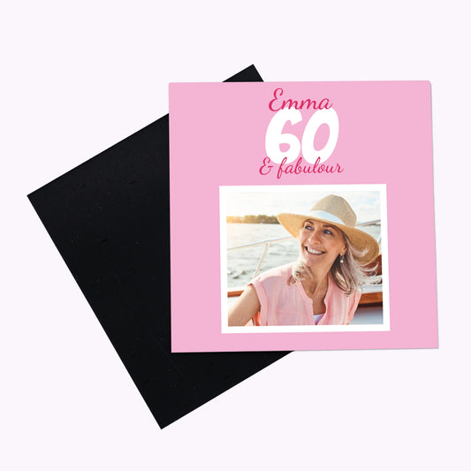 Fabulous Birthday | Personalised Birthday Flexible Fridge Magnet