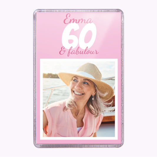 Fabulous Birthday | Personalised Birthday Acrylic Magnet
