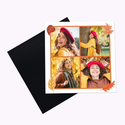 Loves Autumn | Personalised Flexible Fridge Magnet