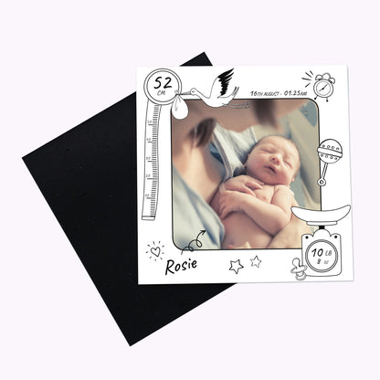 Baby's First Day | Personalised Newborn Flexible Fridge Magnet