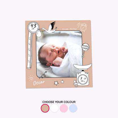 Baby's First Day | Personalised Newborn Flexible Fridge Magnet