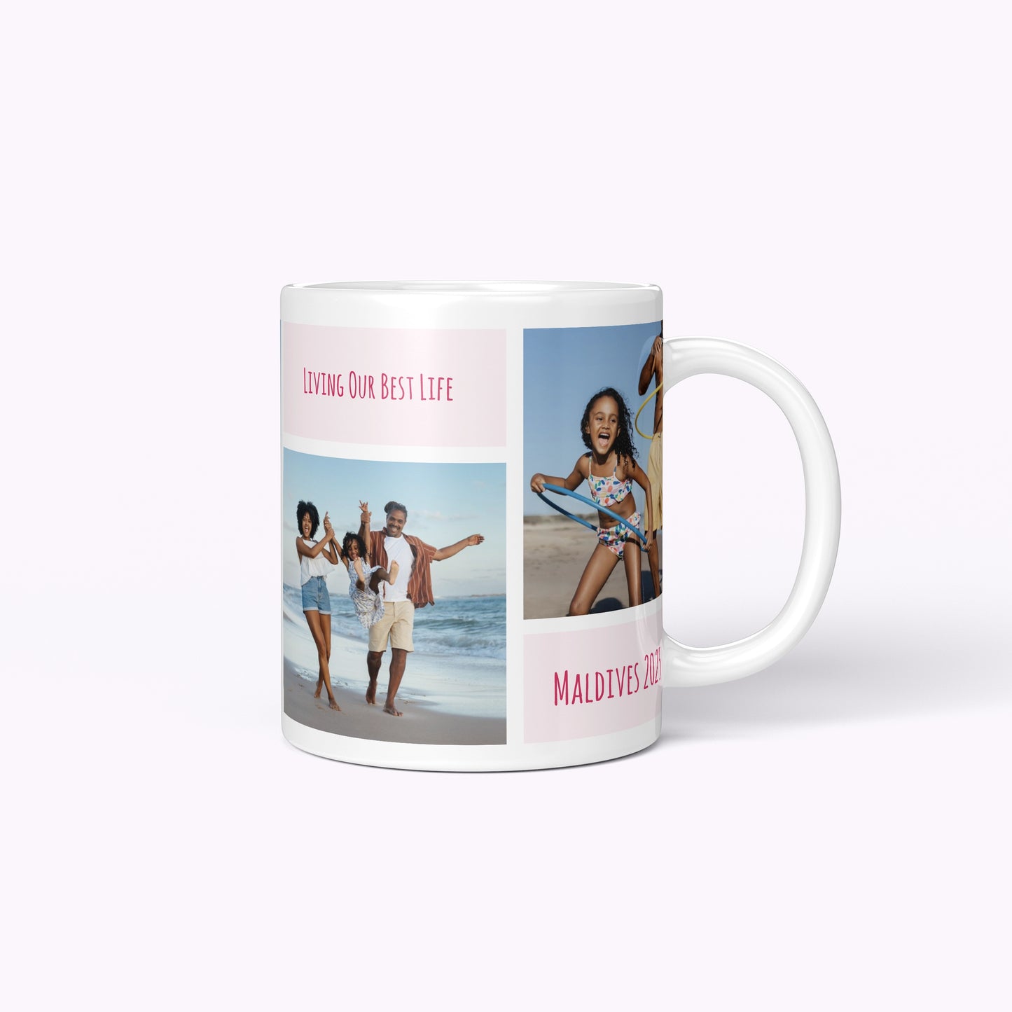 Colour Mosaic Personalised Photo Mug