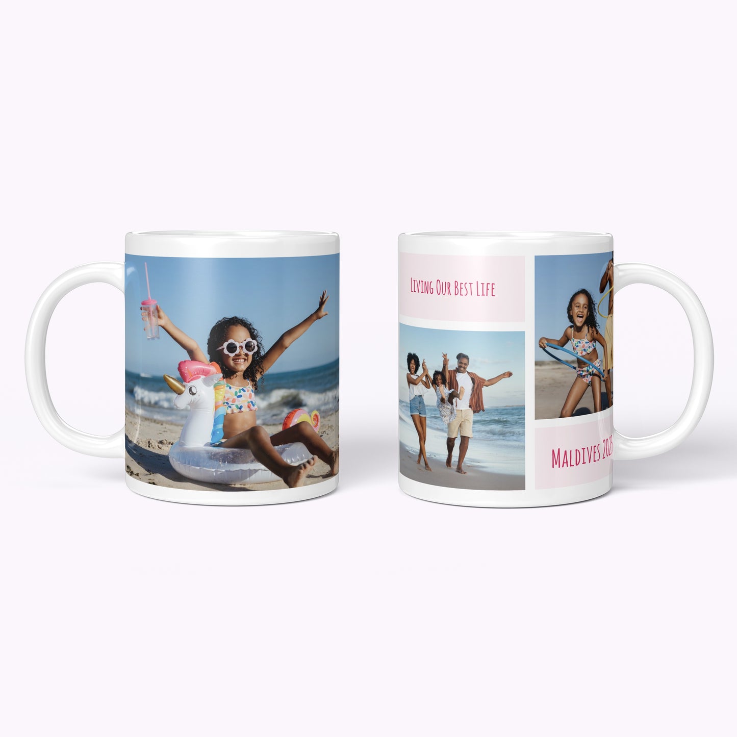 Colour Mosaic Personalised Photo Mug