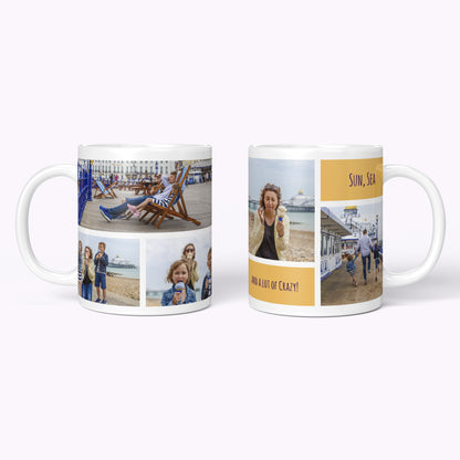 Colour Mosaic Personalised Photo Mug