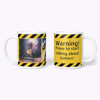 Warning! 'Prone To Start Talking About' | 11oz Classic White Mug