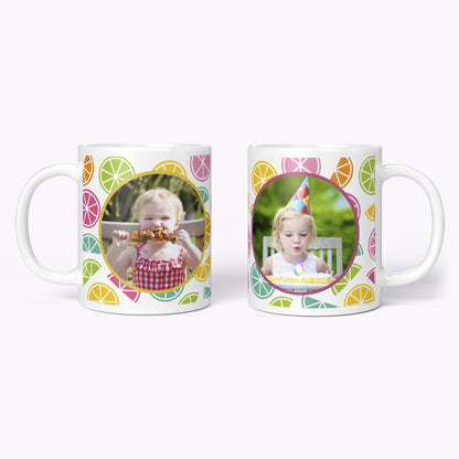 Coloured Fruit Slices | 11oz Classic White Mug