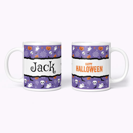 Spooky and Sweet | Personalised Halloween 11oz Classic White Mug