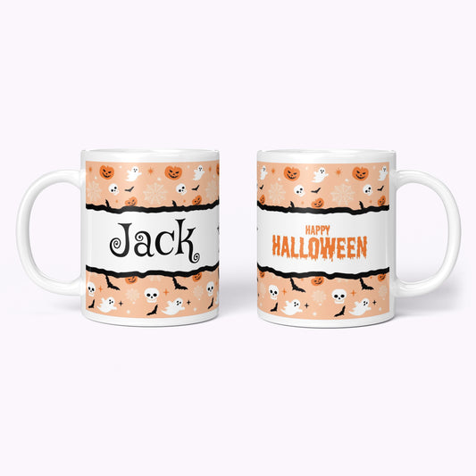 Spooky and Sweet | Personalised Halloween 11oz Classic White Mug