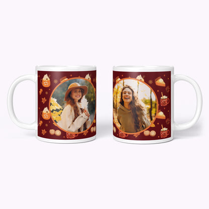 "Hello Autumn" Pumpkin Spice Personalised Mug