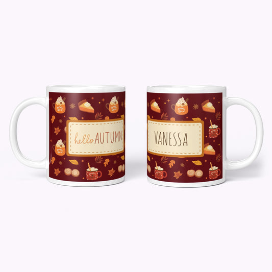 Pumpkin Spice | Personalised Halloween 11oz Classic White Mug