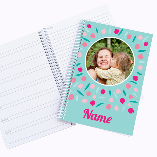 Blooming Lovely | Personalised A5 Organiser Notebook