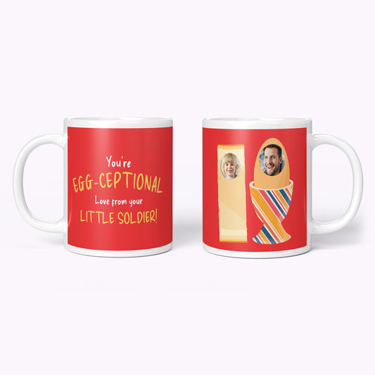 You're Egg-Ceptional | Personalised 11oz White Mug