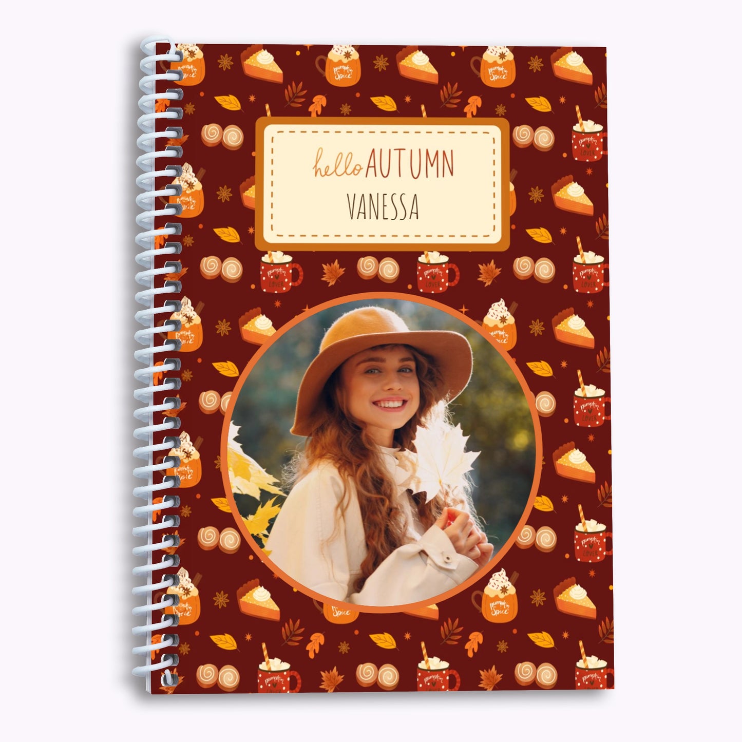 Pumpkin Spice | Personalised A5 Halloween Organiser Notebook