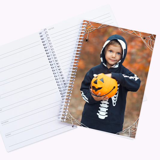 Spooky Frame | Personalised A5 Halloween Organiser Notebook