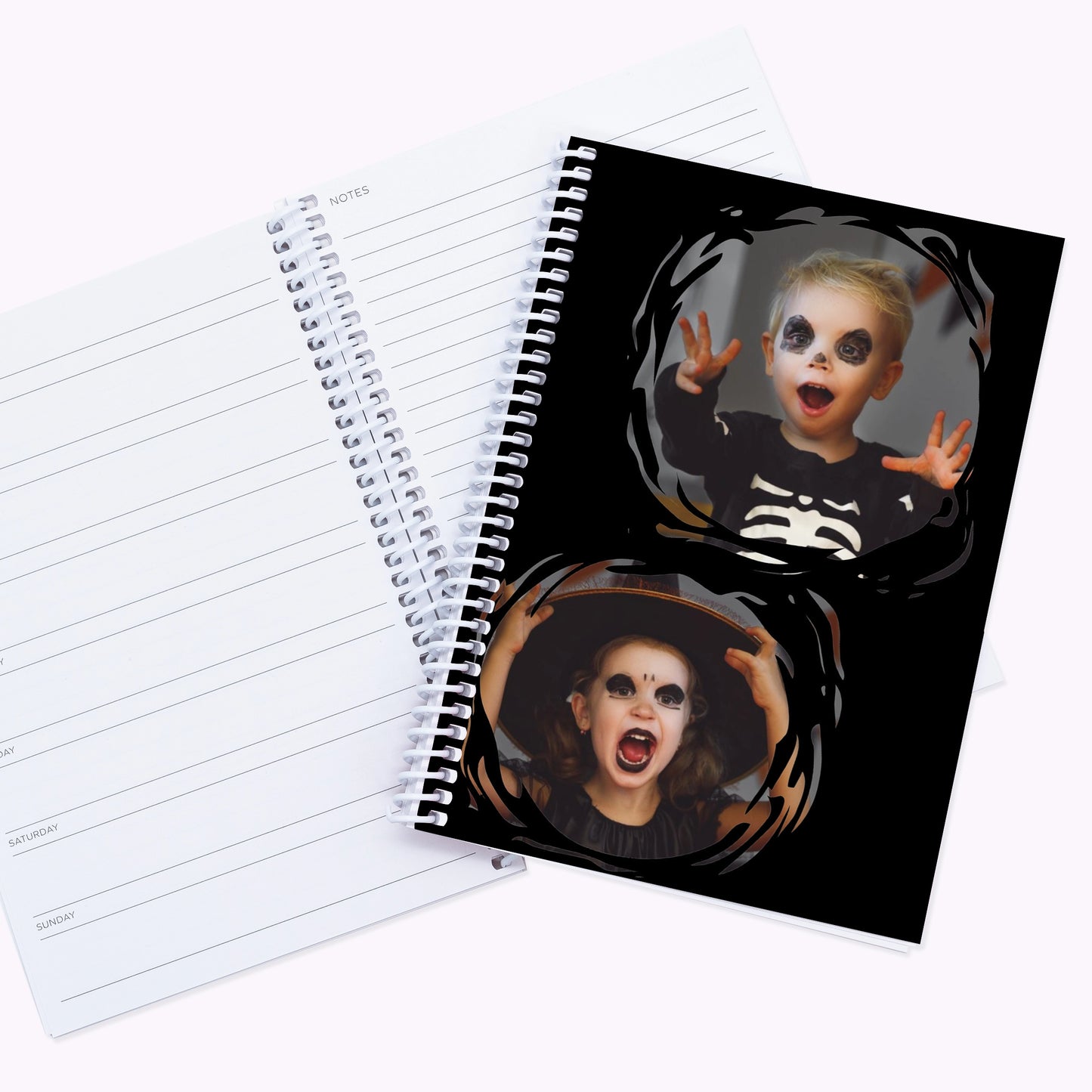 Spooky Frame | Personalised A5 Halloween Organiser Notebook