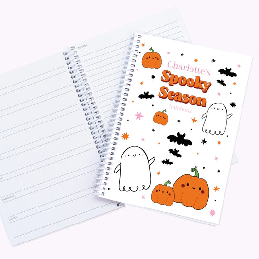 Spooky Season | Personalised A5 Halloween Organiser Notebook
