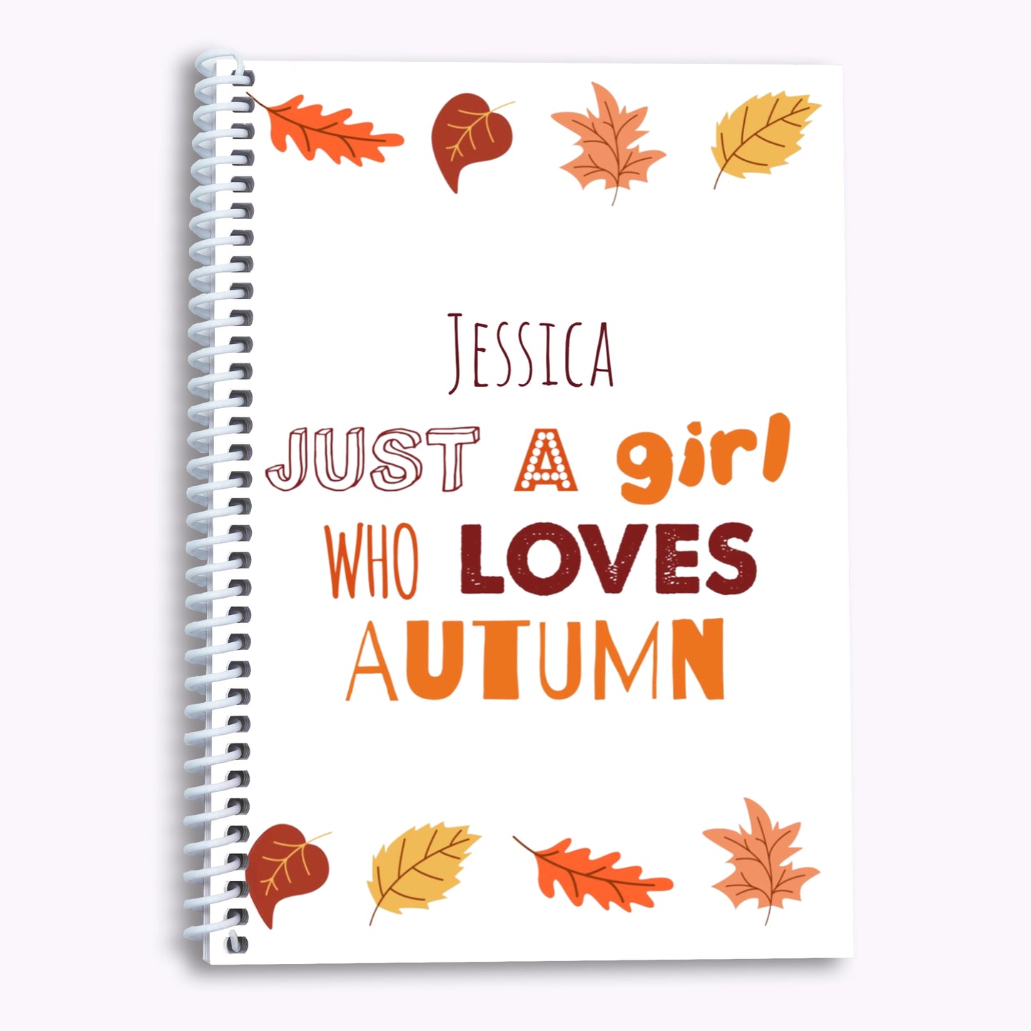 Loves Autumn | Personalised A5 Halloween Organiser Notebook