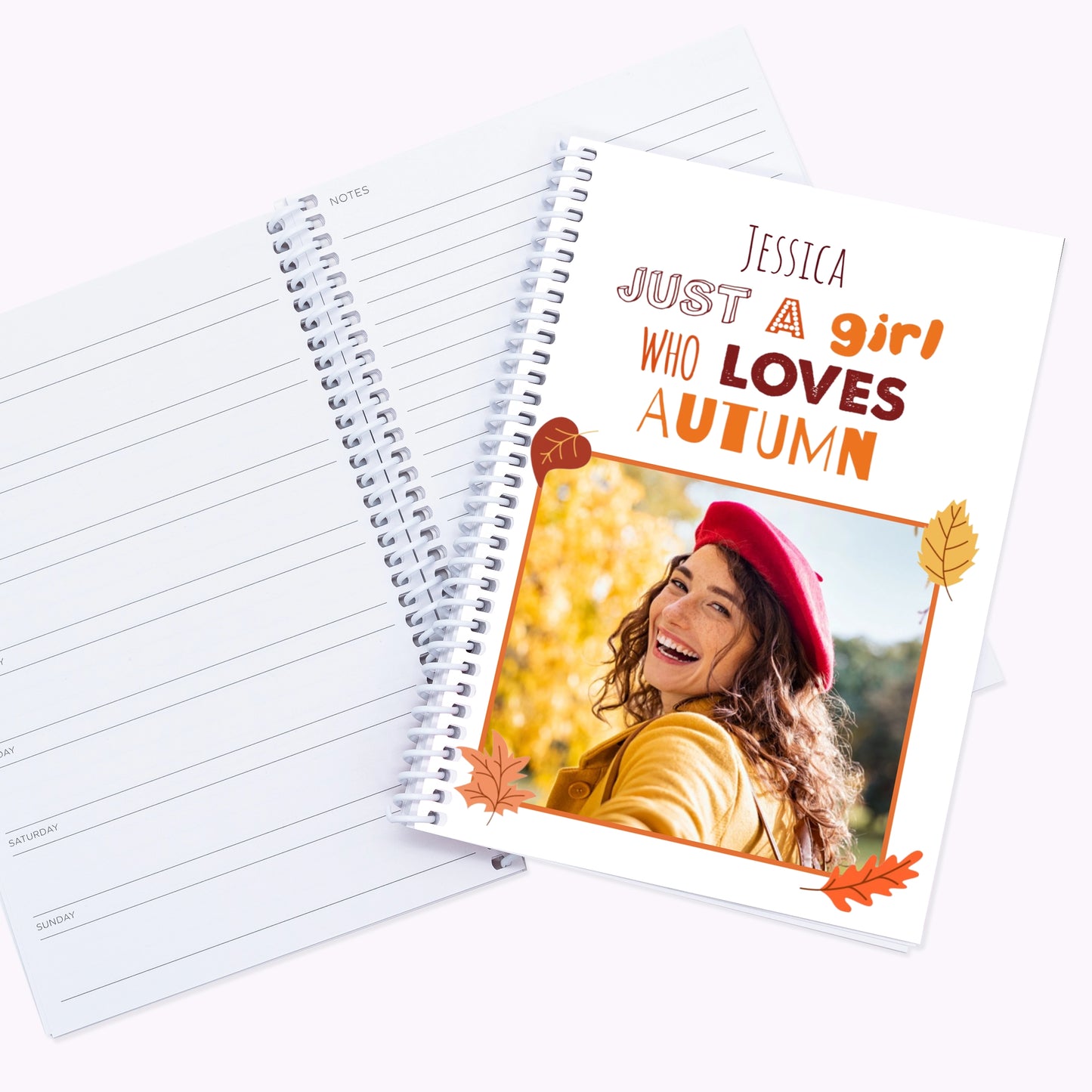 Loves Autumn | Personalised A5 Halloween Organiser Notebook