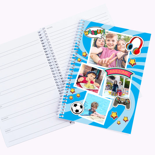 Awesome Memories | Personalised A5 Organiser Notebook