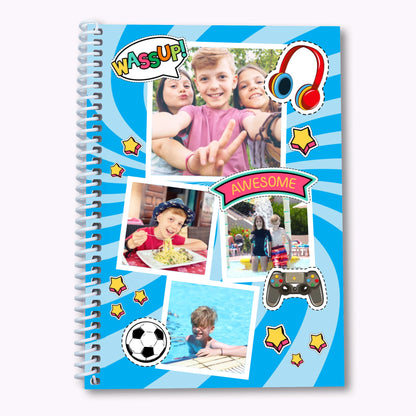Awesome Memories | Personalised A5 Organiser Notebook