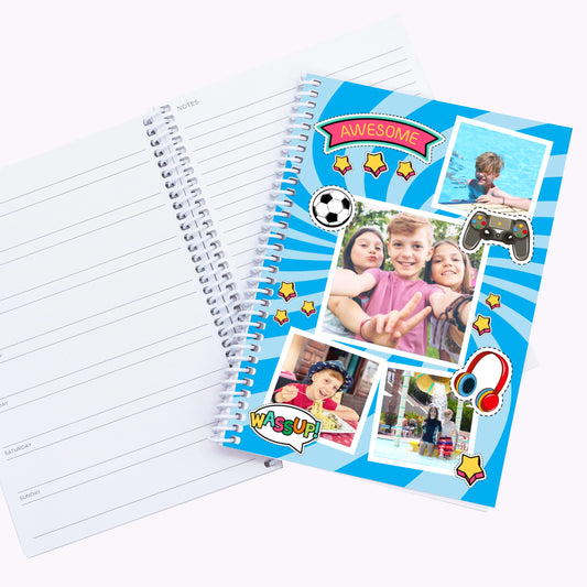 Awesome Memories | Personalised A5 Organiser Notebook