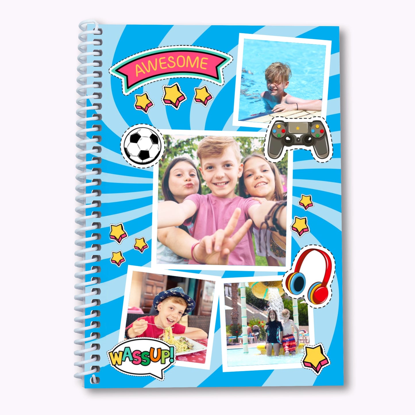 Awesome Memories | Personalised A5 Organiser Notebook
