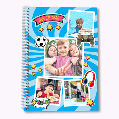 Awesome Memories | Personalised A5 Organiser Notebook