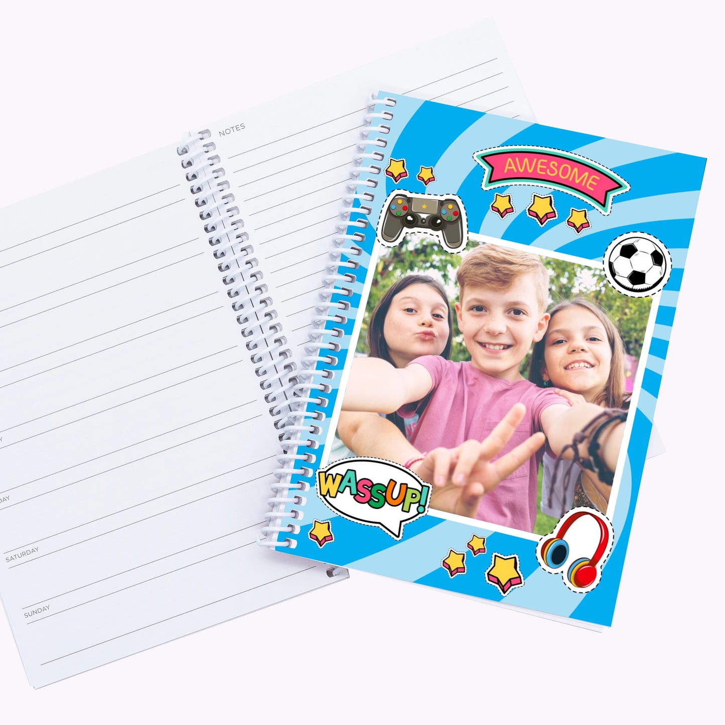 Awesome Memories | Personalised A5 Organiser Notebook