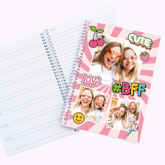 Best Friends Forever | Personalised A5 Organiser Notebook