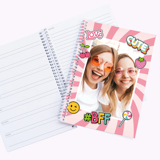 Best Friends Forever | Personalised A5 Organiser Notebook