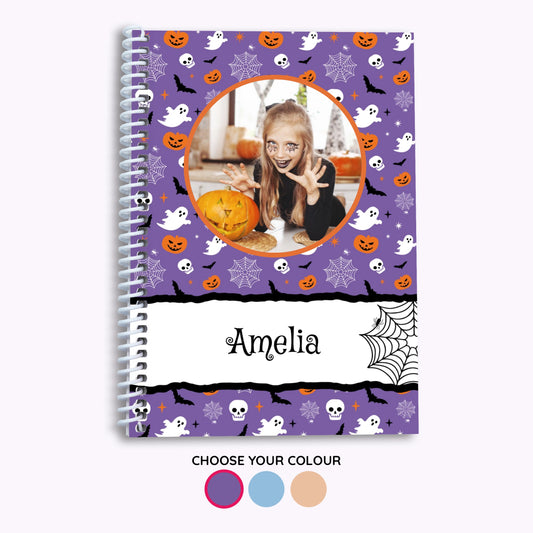 Spooky and Sweet | Personalised A5 Halloween Organiser Notebook