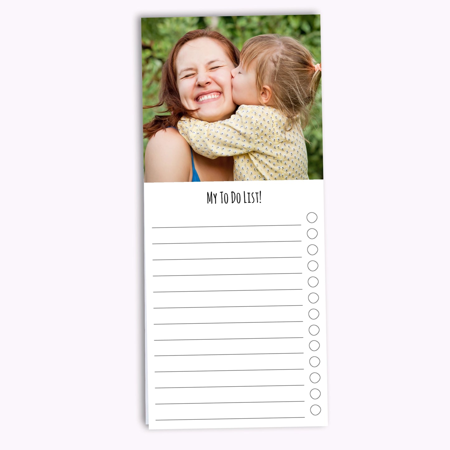 Personalised Photo Shopping List Notepad - Tear-Off Pages