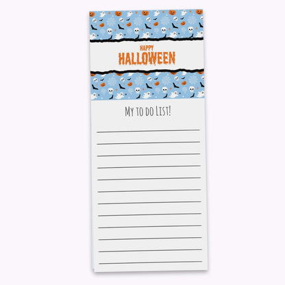 Spooky and Sweet | Personalised Halloween Shopping List Notepad