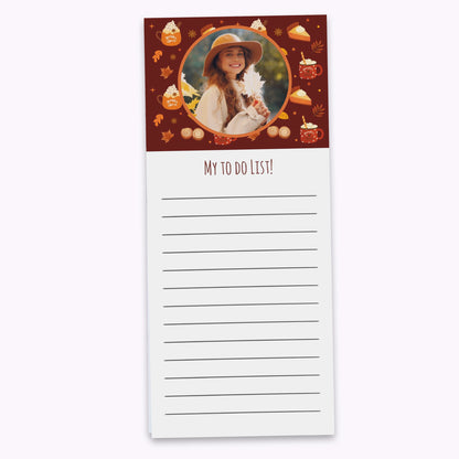 Pumpkin Spice | Personalised Halloween Shopping List Notepad