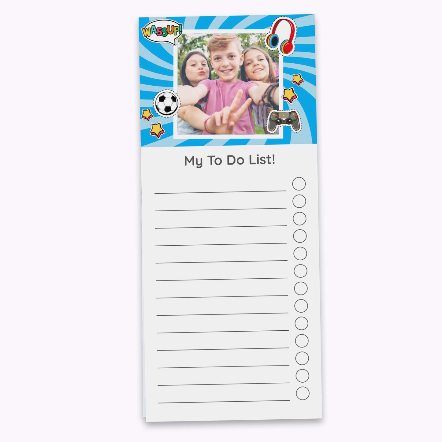 Awesome Memories | Personalised Photo Shopping List Notepad