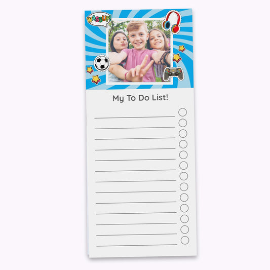 Awesome Memories | Personalised Photo Shopping List Notepad