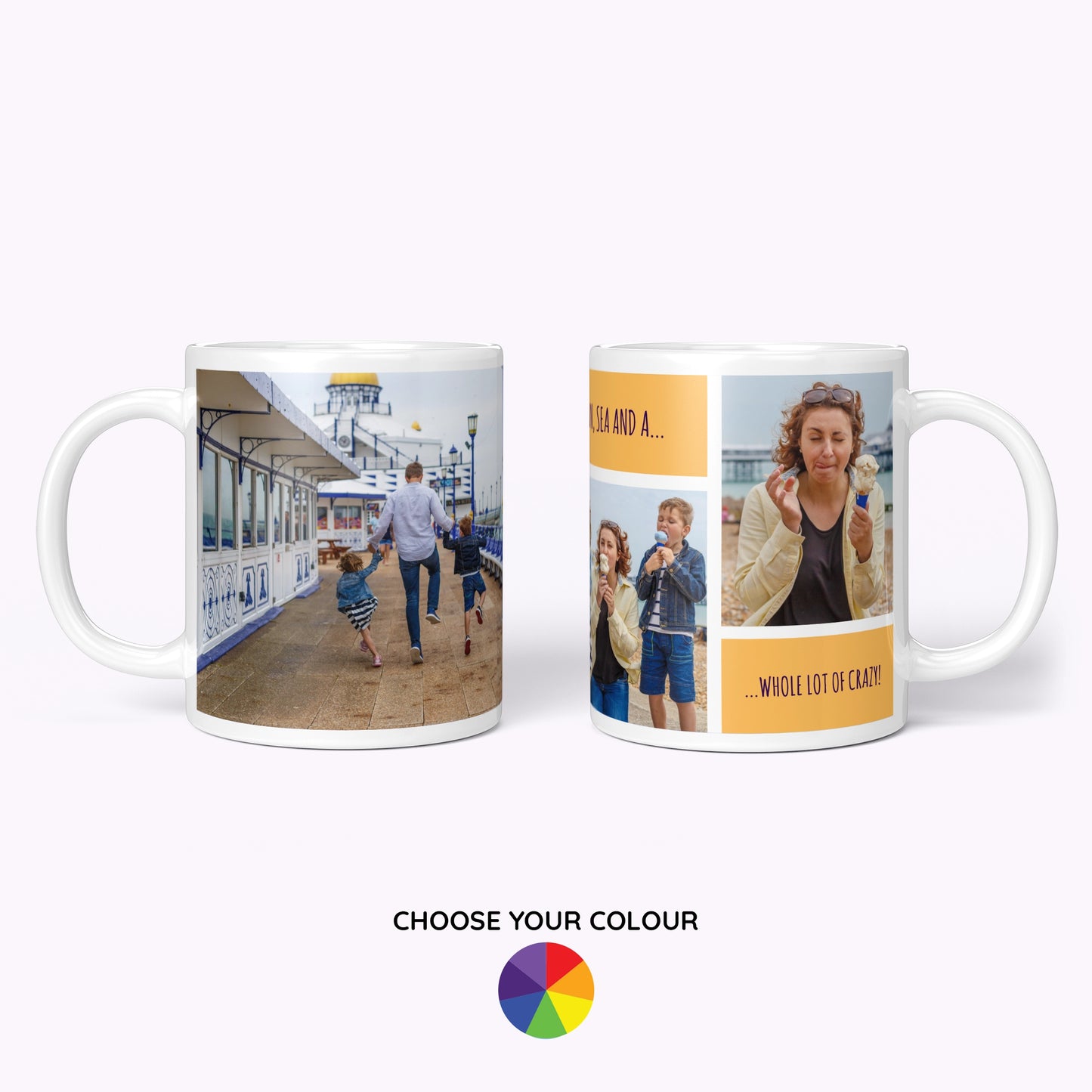 Colour Mosaic Personalised Photo | 11oz Classic White Mug