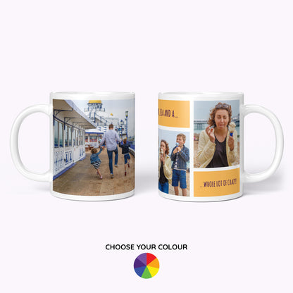 Colour Mosaic Personalised Photo | 11oz Classic White Mug
