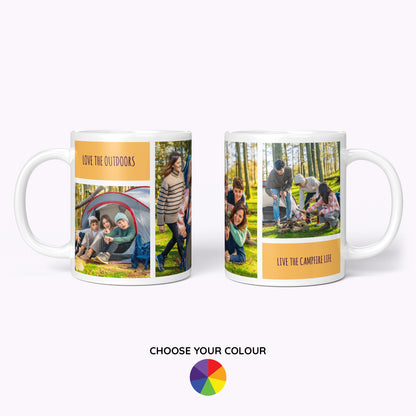 Colour Mosaic Personalised Photo | 11oz Classic White Mug