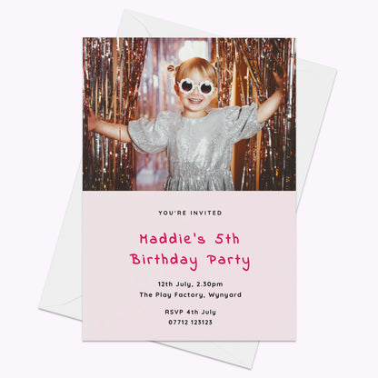 Pack of 10 'Create Your Own' Personalised A6 Invites