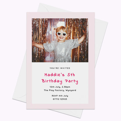 Pack of 10 'Create Your Own' Personalised A5 Invites