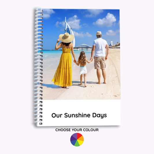 A5 Personalised Photo Ring Bound Weekly Organiser