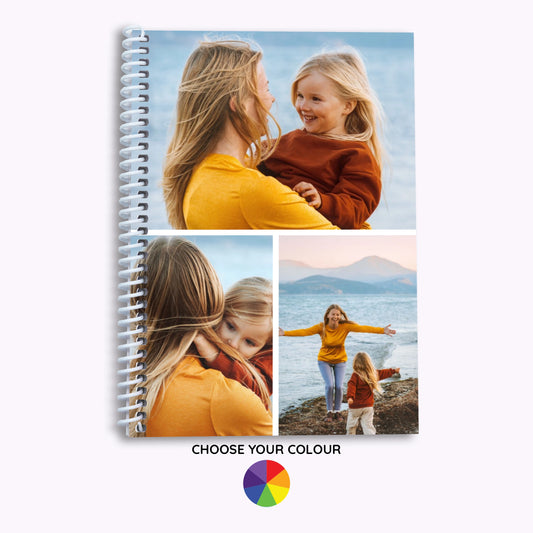 A5 Personalised Photo Ring Bound Weekly Organiser