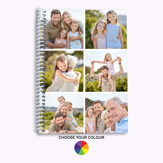 A5 Personalised Photo Ring Bound Weekly Organiser