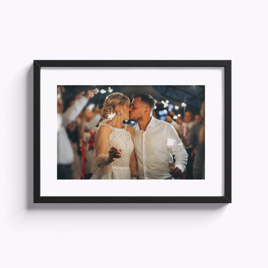 12" x 16" Personalised 'Upload Your Photo' Framed Print with Mount