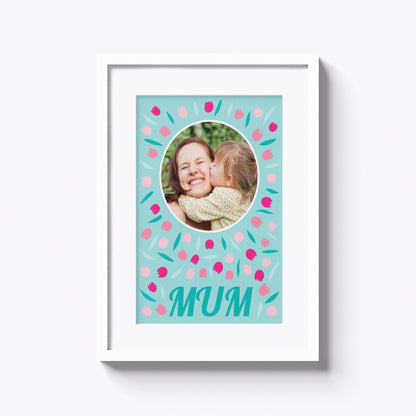 Blooming Lovely | 12" x 16" White Framed Mother's Day Print