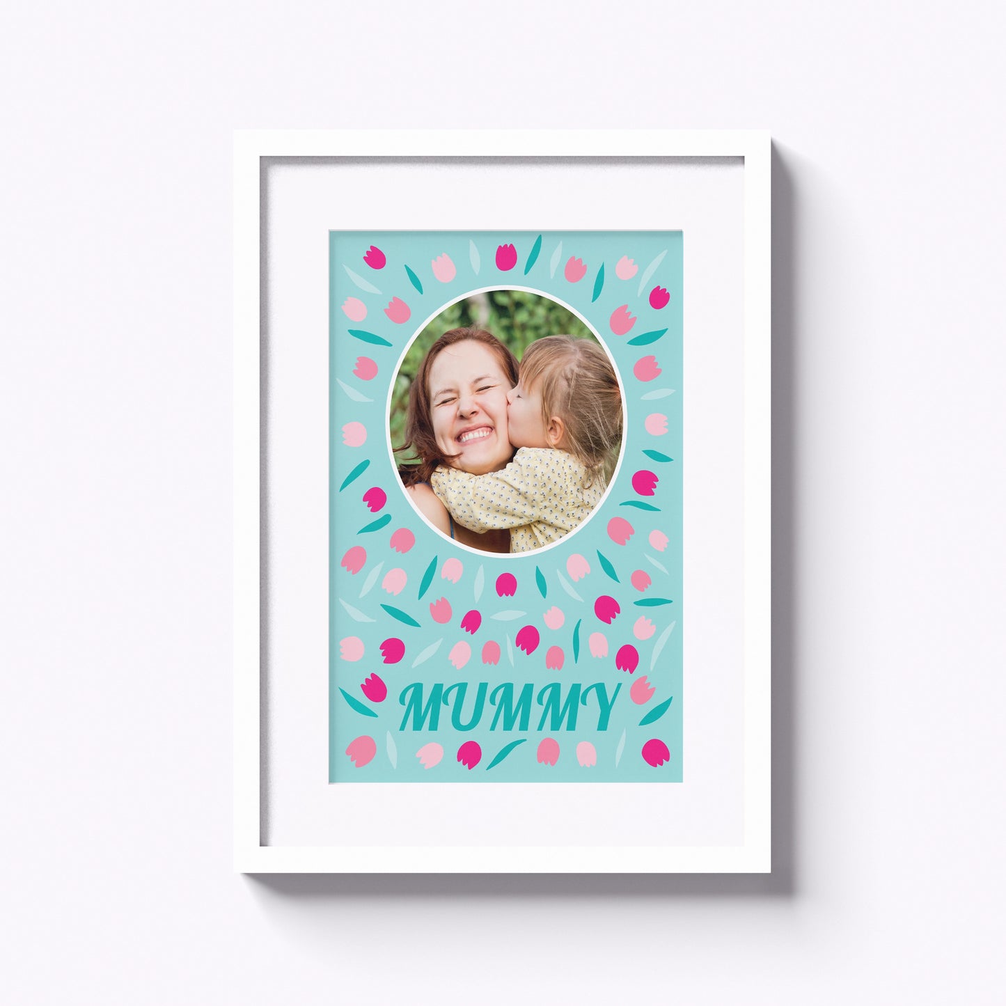 Blooming Lovely | 12" x 16" White Framed Mother's Day Print