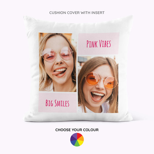 Personalised 45 x 45cm Photo Cushion